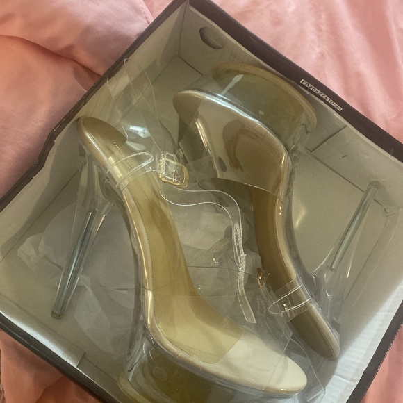plt clear platform shoes - Picture 1 of 3